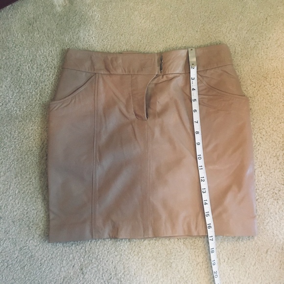 BNWT Mackage Leather Mini Skirt - Size 4 - Picture 6 of 10
